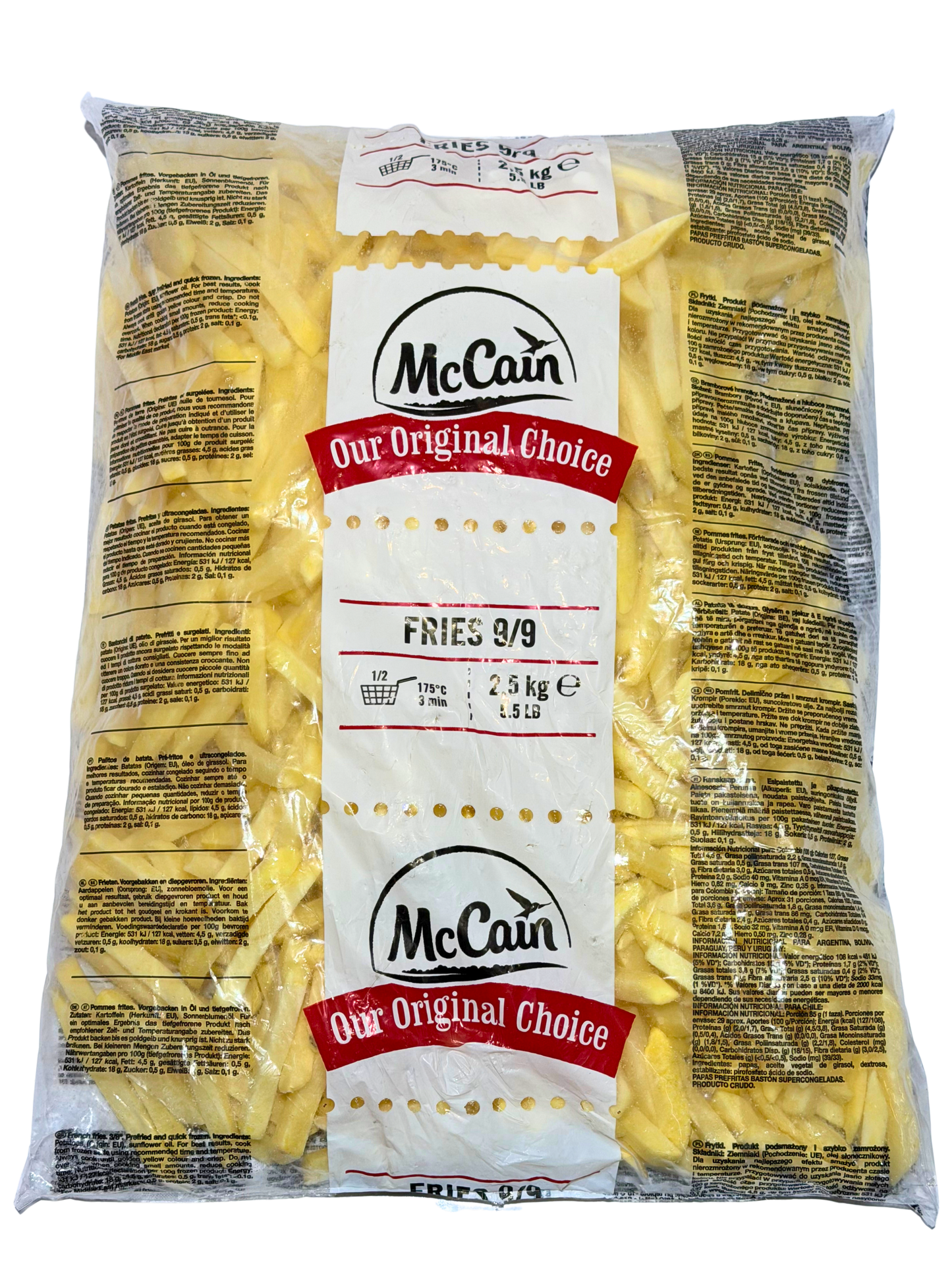 Mc Cain 38 99 A-Grade 2.5kg Pommes