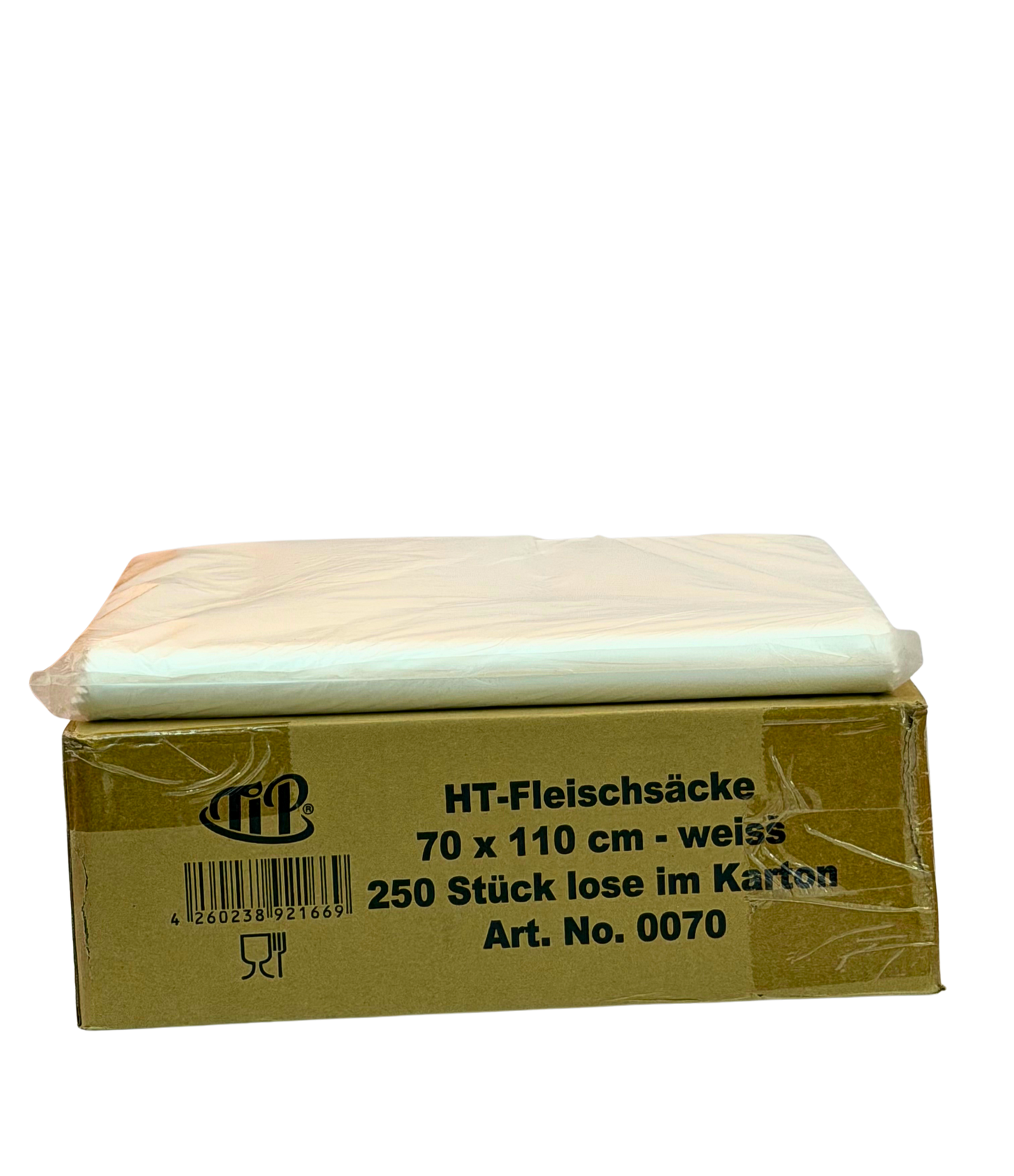 Fleischersäcke 250Stk. 70x110cm Weiss