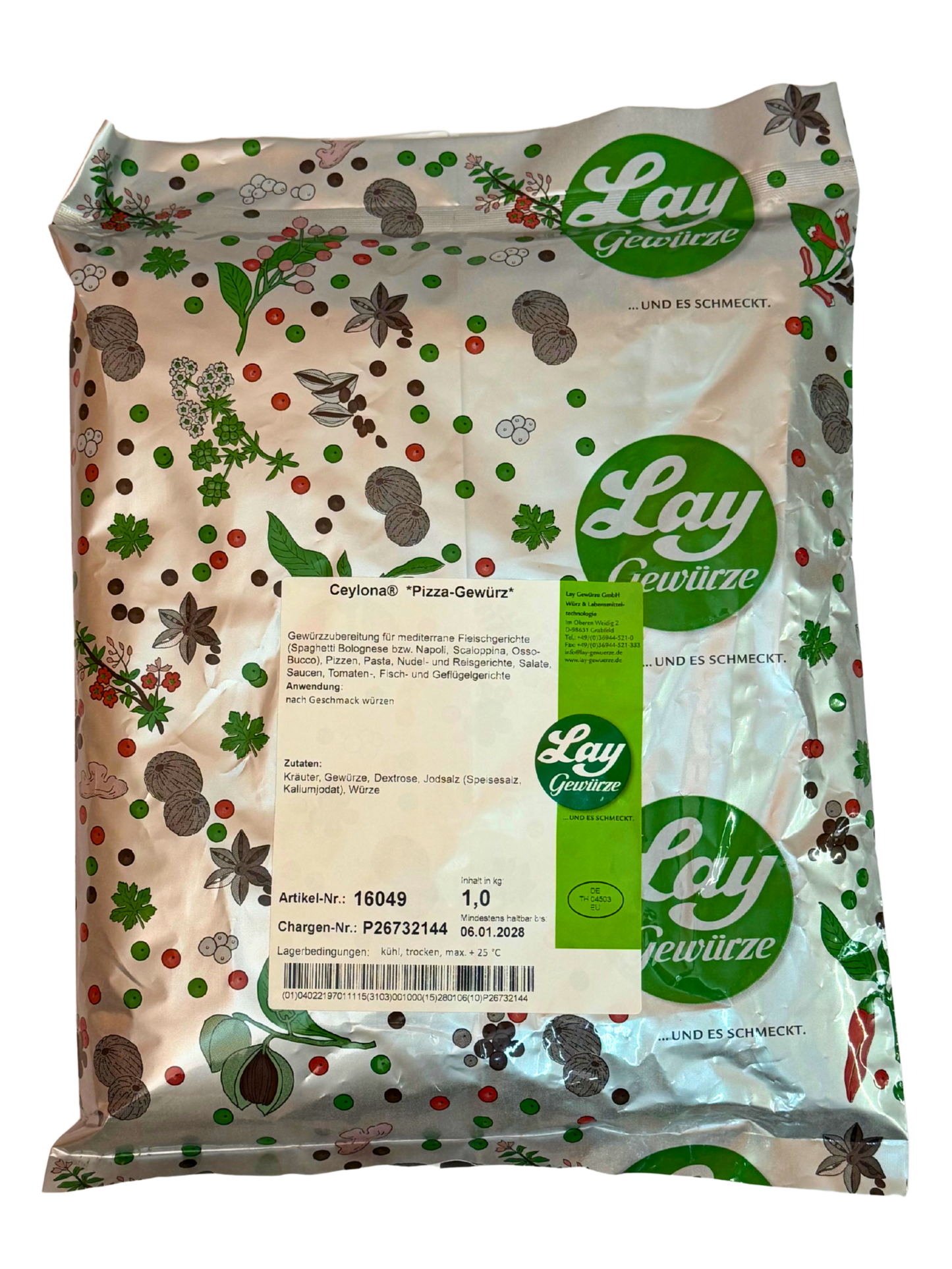Lay Ceyloner Pizzagewrz 1kg Beutel