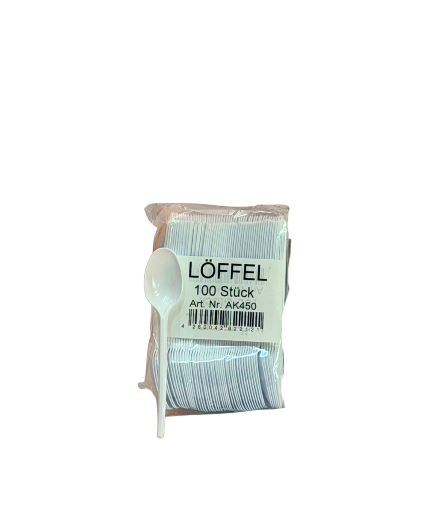 Löffel 175mm Weiss PS Gelegt 100Stk. Horeca