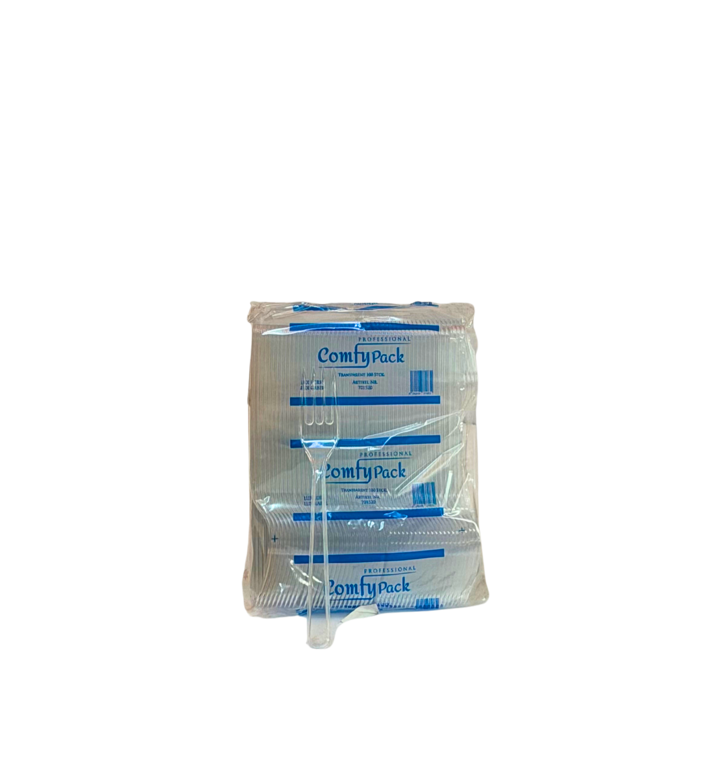 Gabel 175mm Transparent 100Stk. GlobalMaster