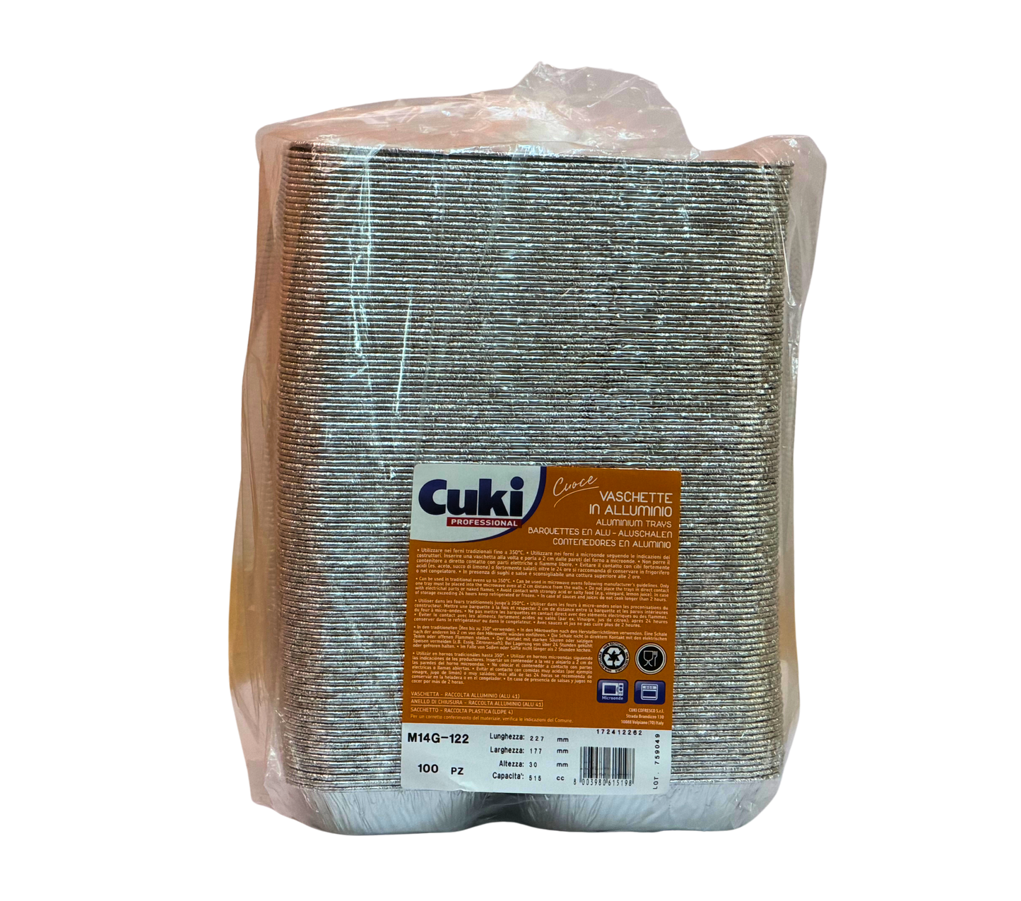 M122G Alu Menschale 2get 100Stk. 355504cc 812