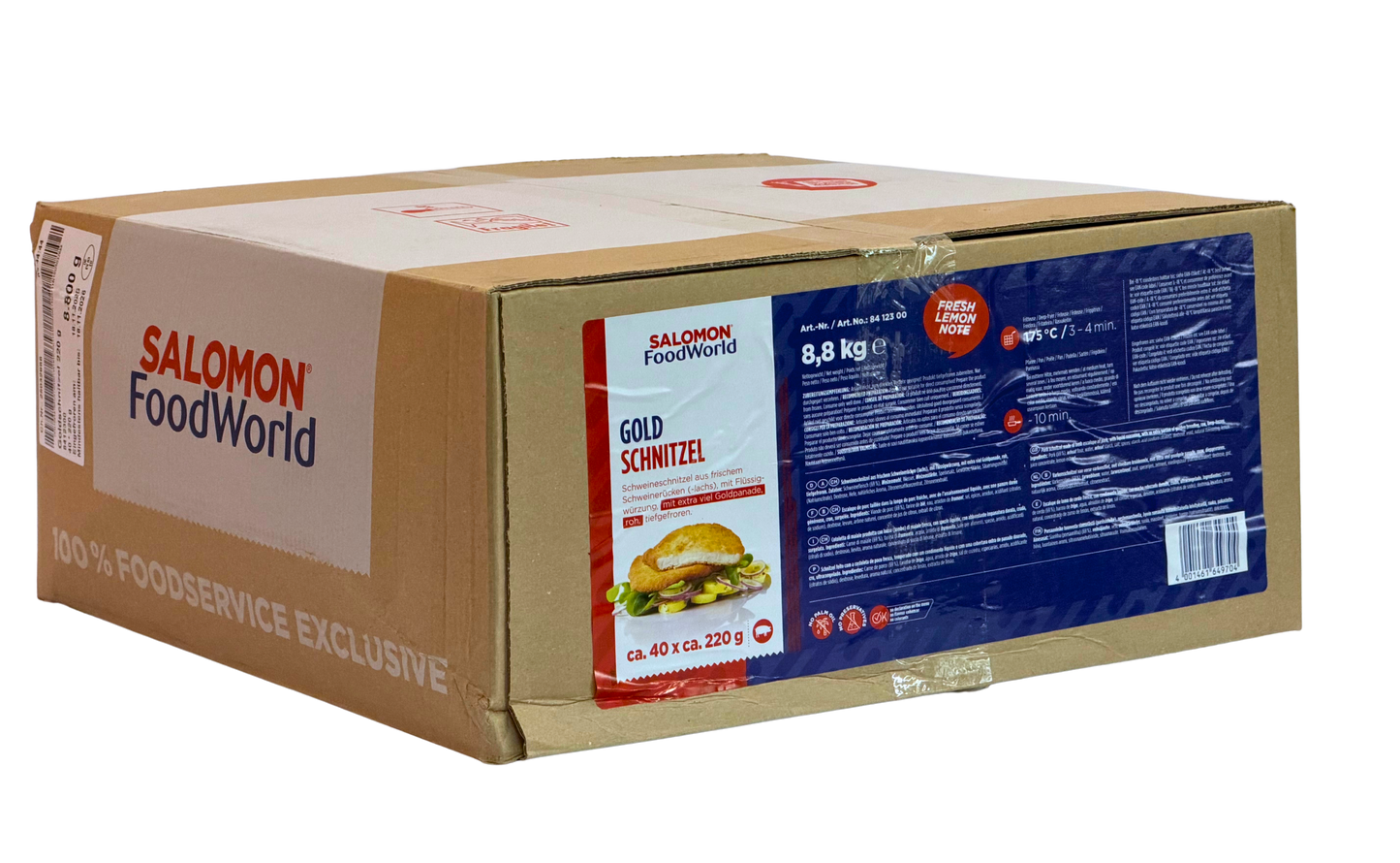 40x220g Salomon Schweine Lachs Schnitzel Paniert
