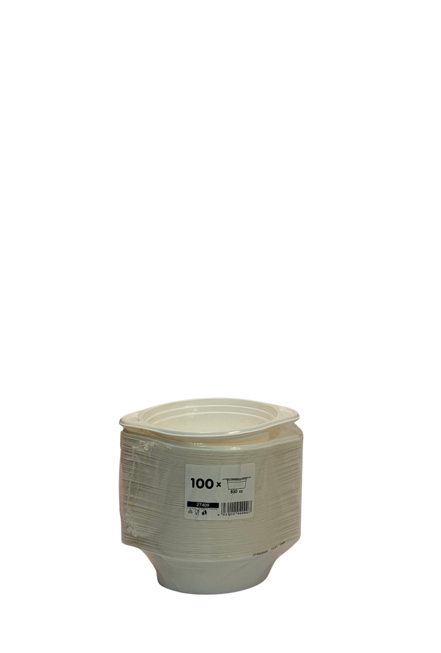 3492-Suppenterrine 500ml mit Griff Top 100stk.