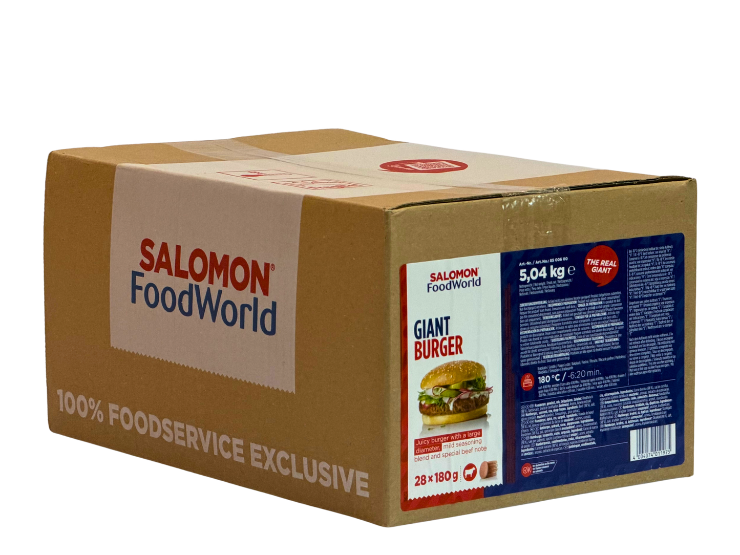 Giant Burger 28x180g Salomon