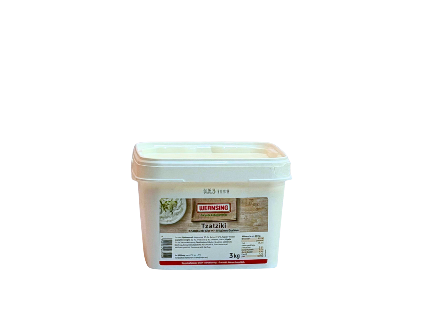 Wernsing Tzatziki 3Kg