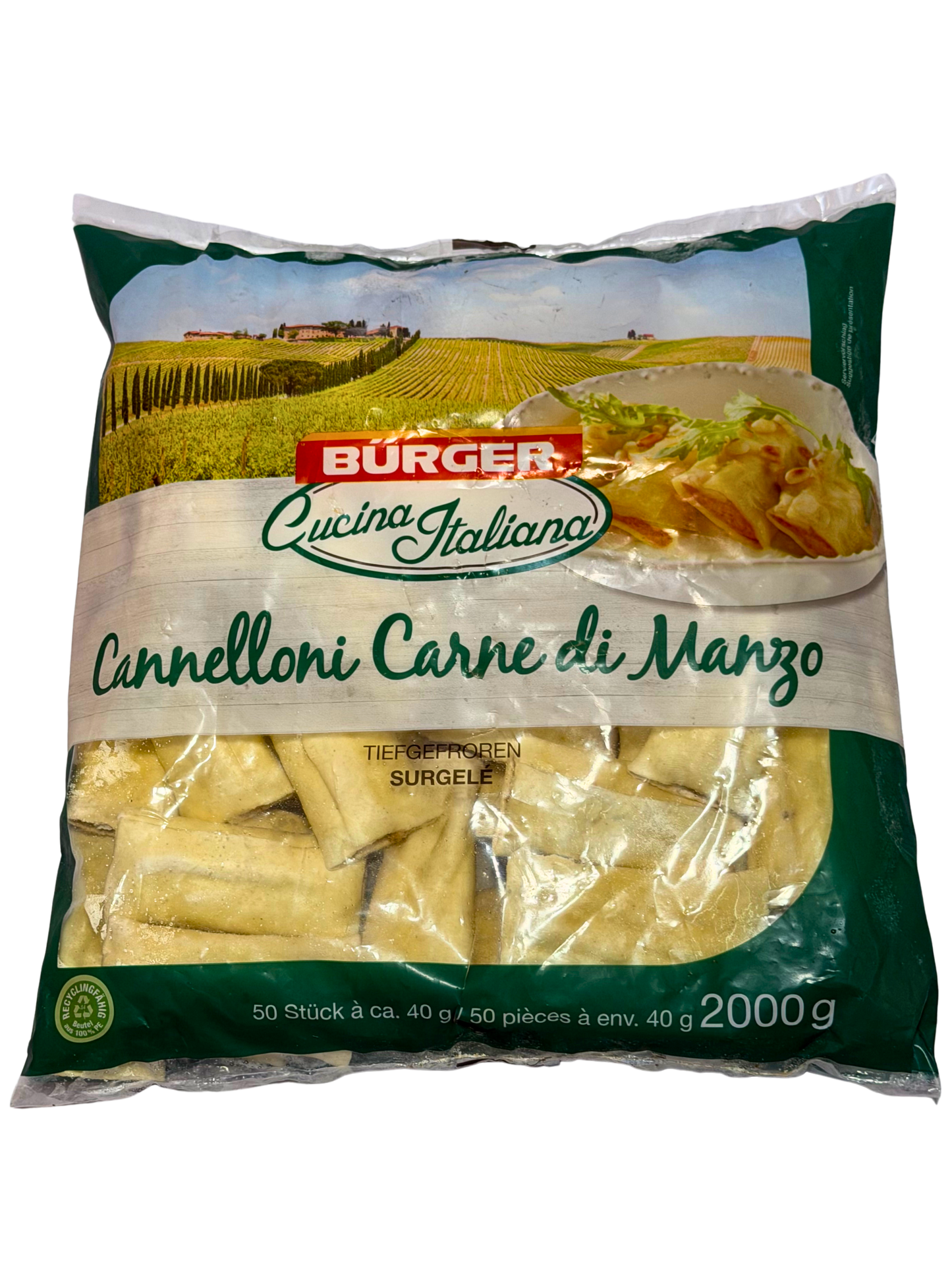 Canneloni Fleisch TK 2Kg