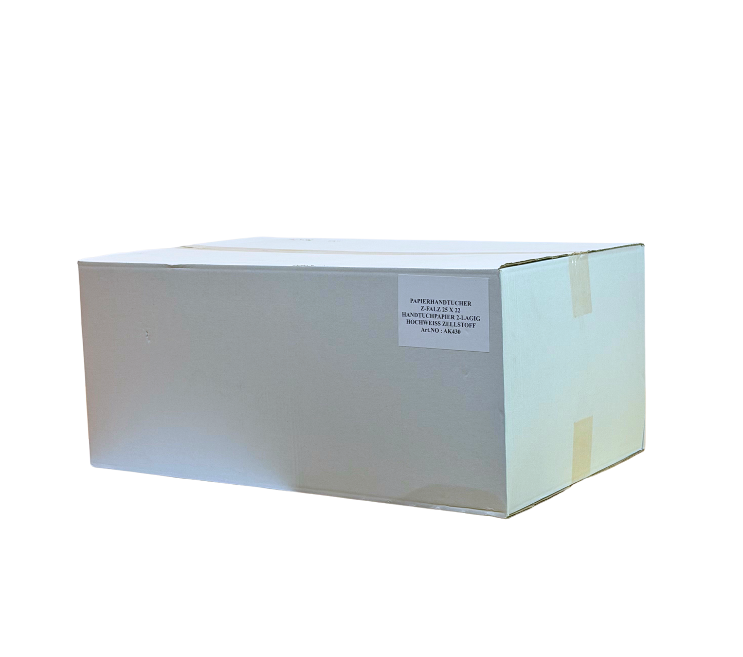Weisse Papierhandtcher 2 Lagig 25x22cm 20x160 AK430
