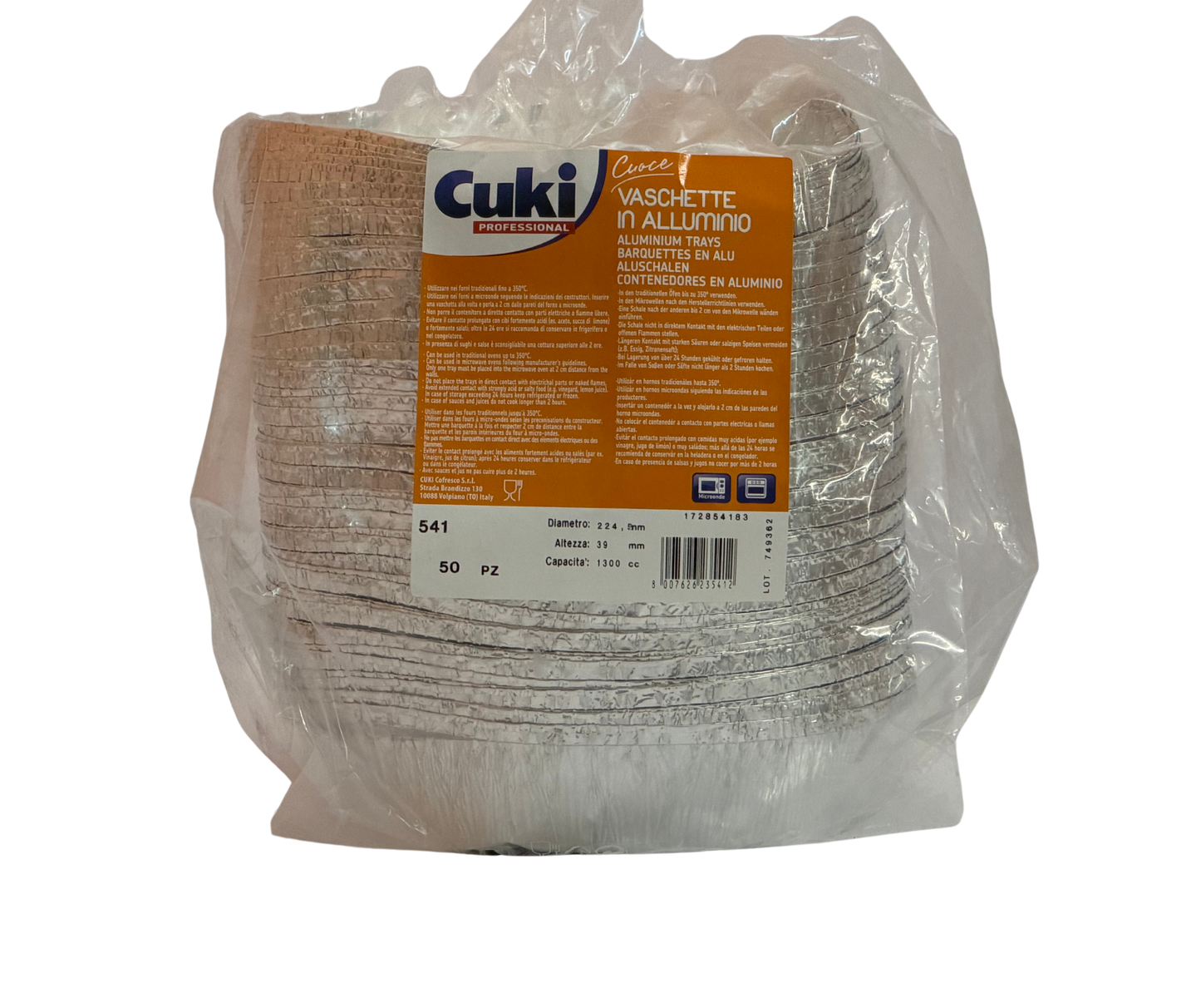 540 CC Alu Nudelschale 50Stk.