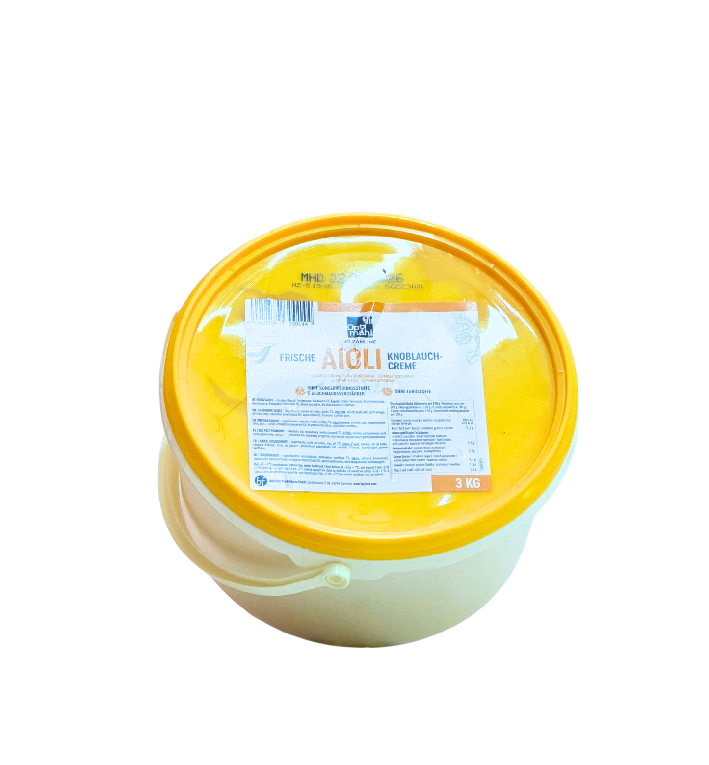4314-Optimahl Aioli Sauce 3kg
