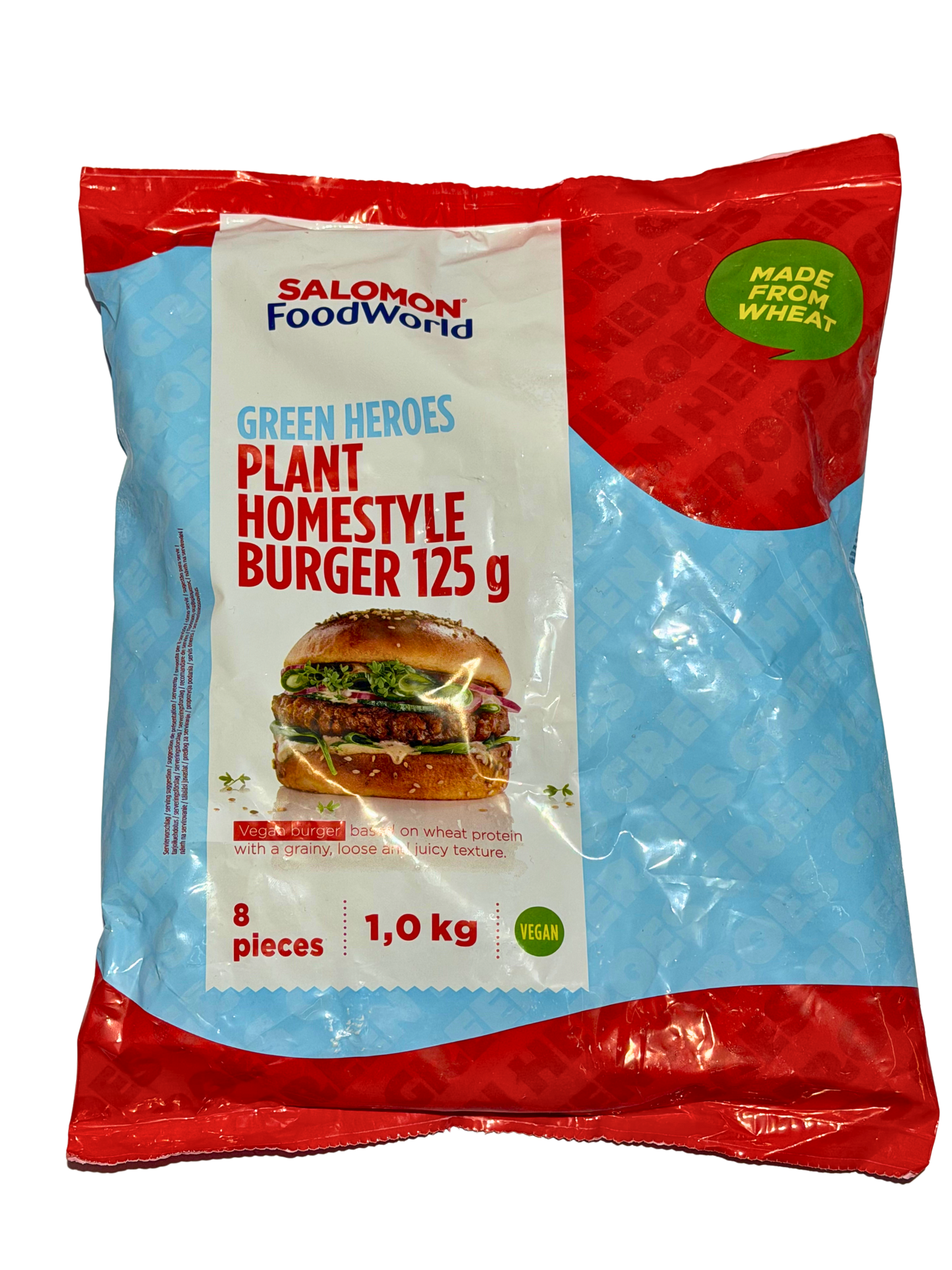 Salomon Vegan Green Heroe Homestyle Burger 8x125g