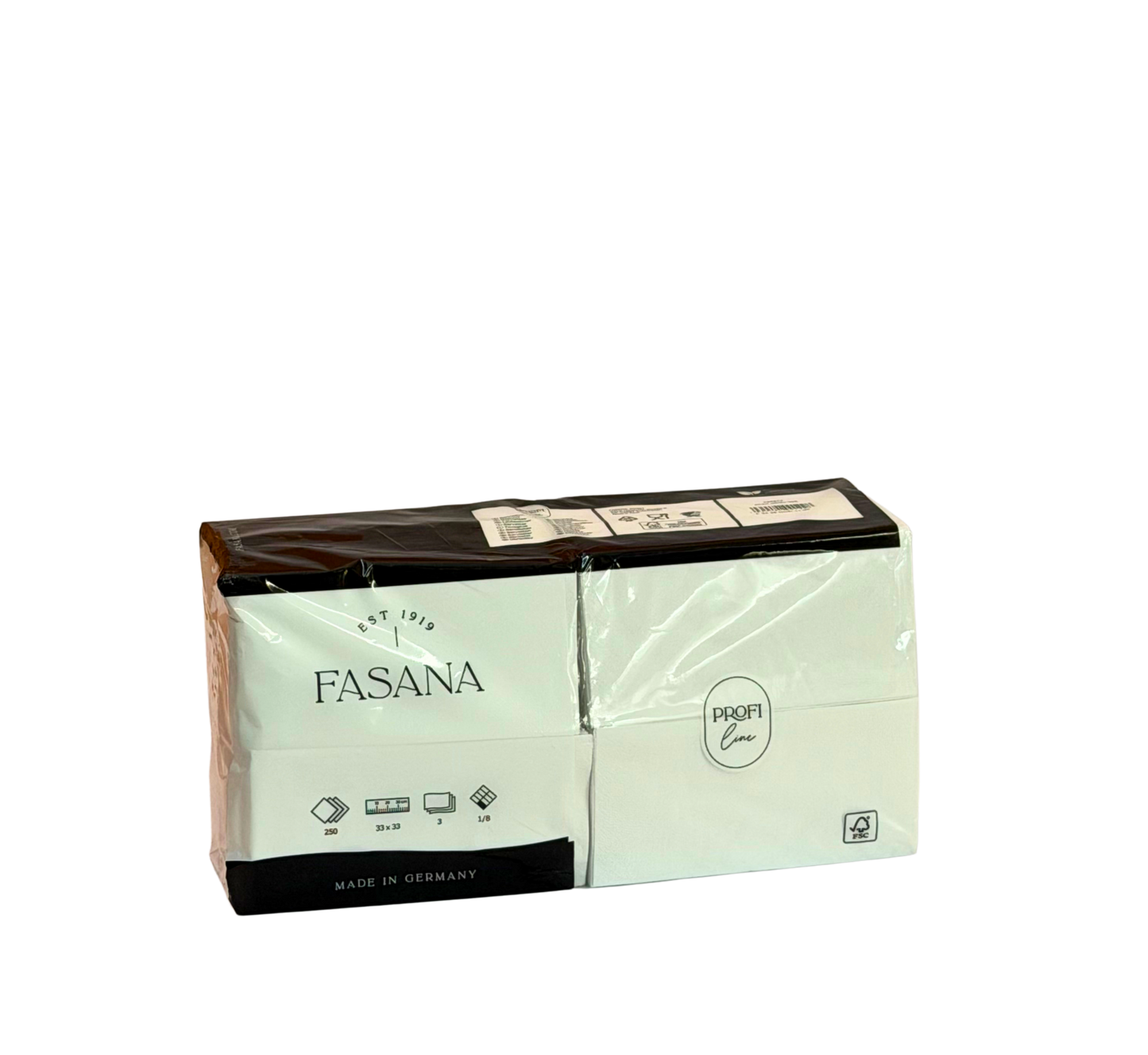 Servietten 3 Lagig Weiss 18F 33x33 250Stk.