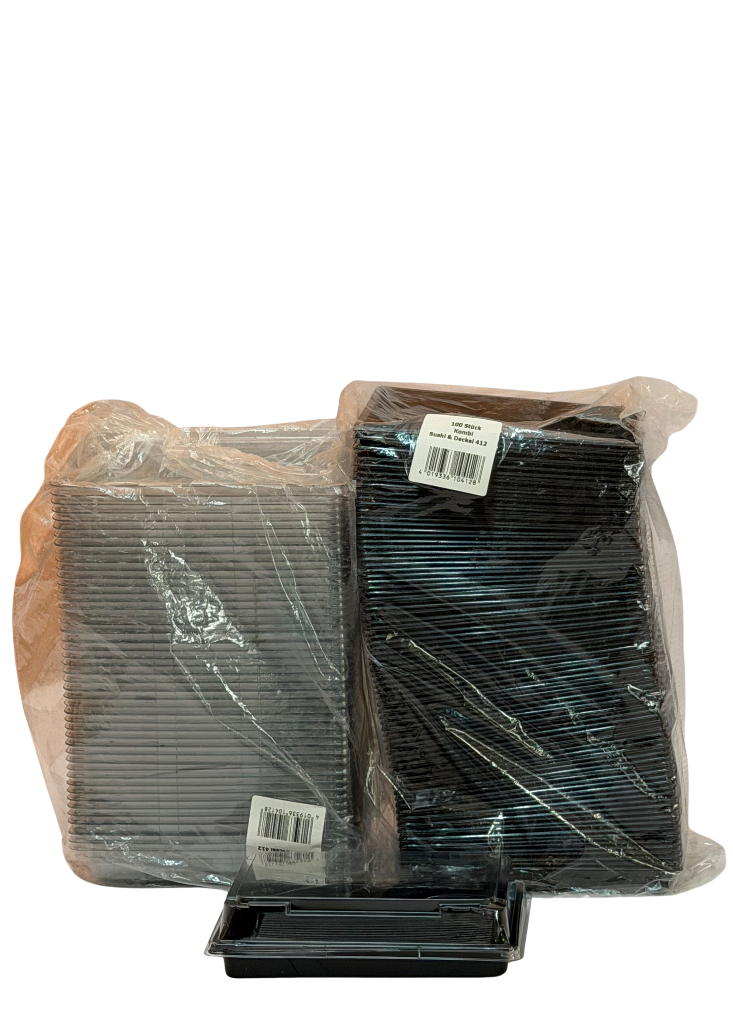 Sushi Schale + Deckel 185x127x20 PET 412 100Stk.