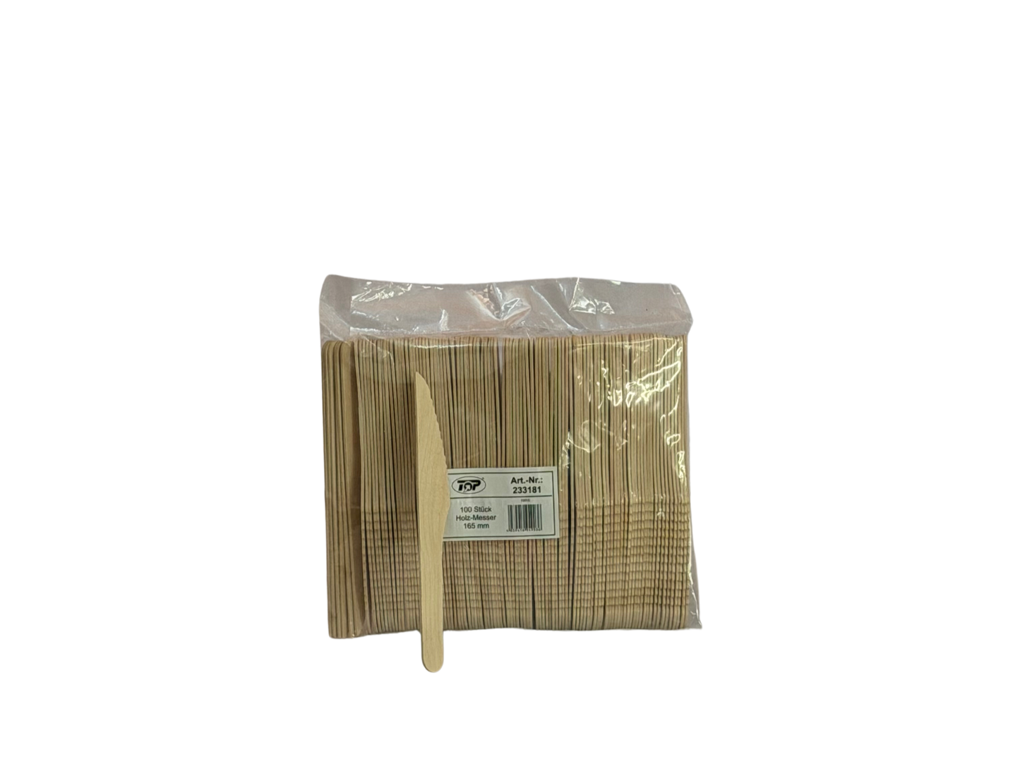 Holz Messer 16,5cm 100 Stk.