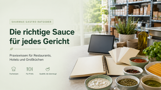 Die richtige Sauce für jedes Gericht – Ratgeber für die Gastronomie
