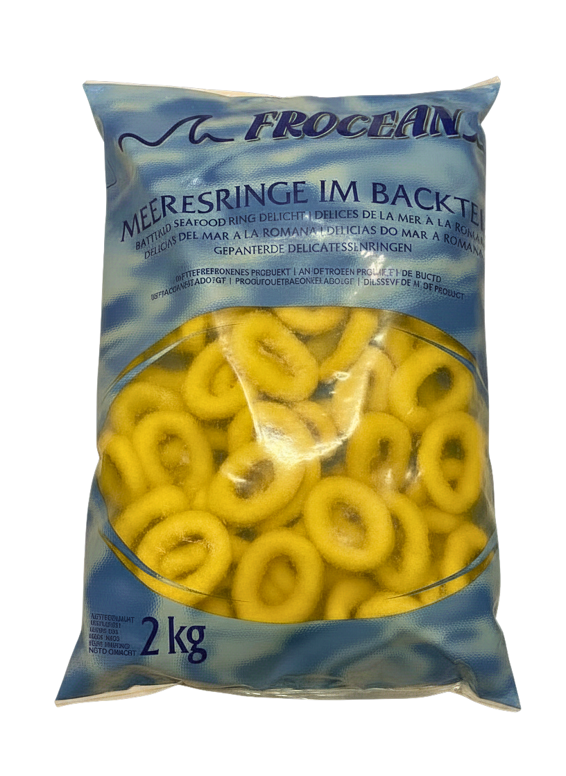 Tintenfischringe 2Kg in Backteig