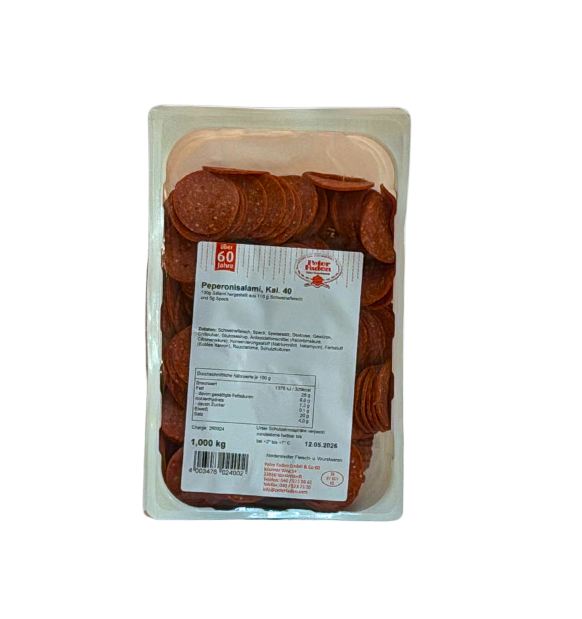 Peperoni Salami Kal. 40 1Kg