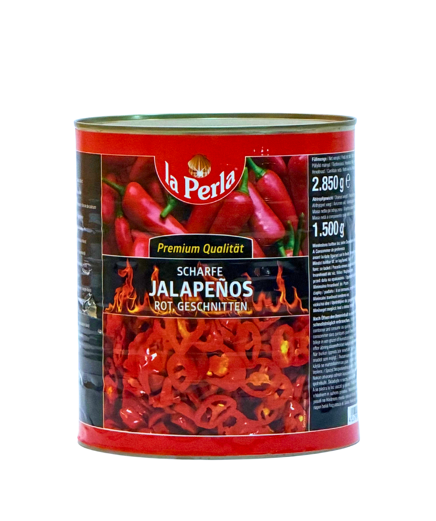 La Perla Jalapenos Rot 1,7Kg Atg