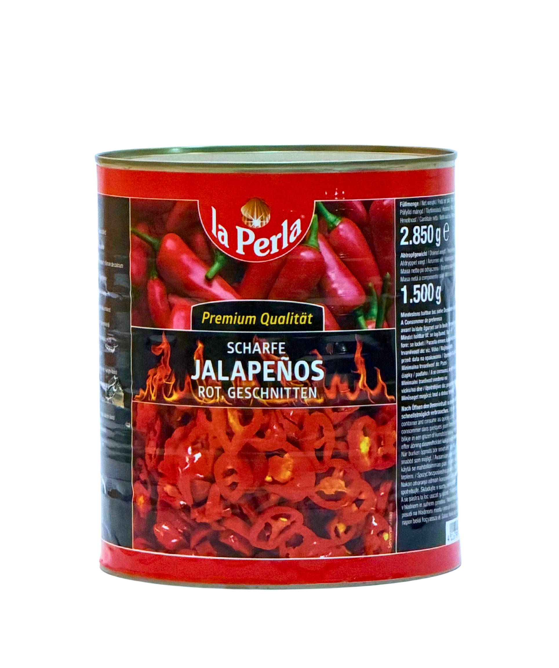 La Perla Jalapenos Rot 1,7Kg Atg