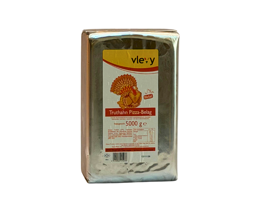 Silber Pizzabelag aus Truthahn Vlevy 57% 5kg