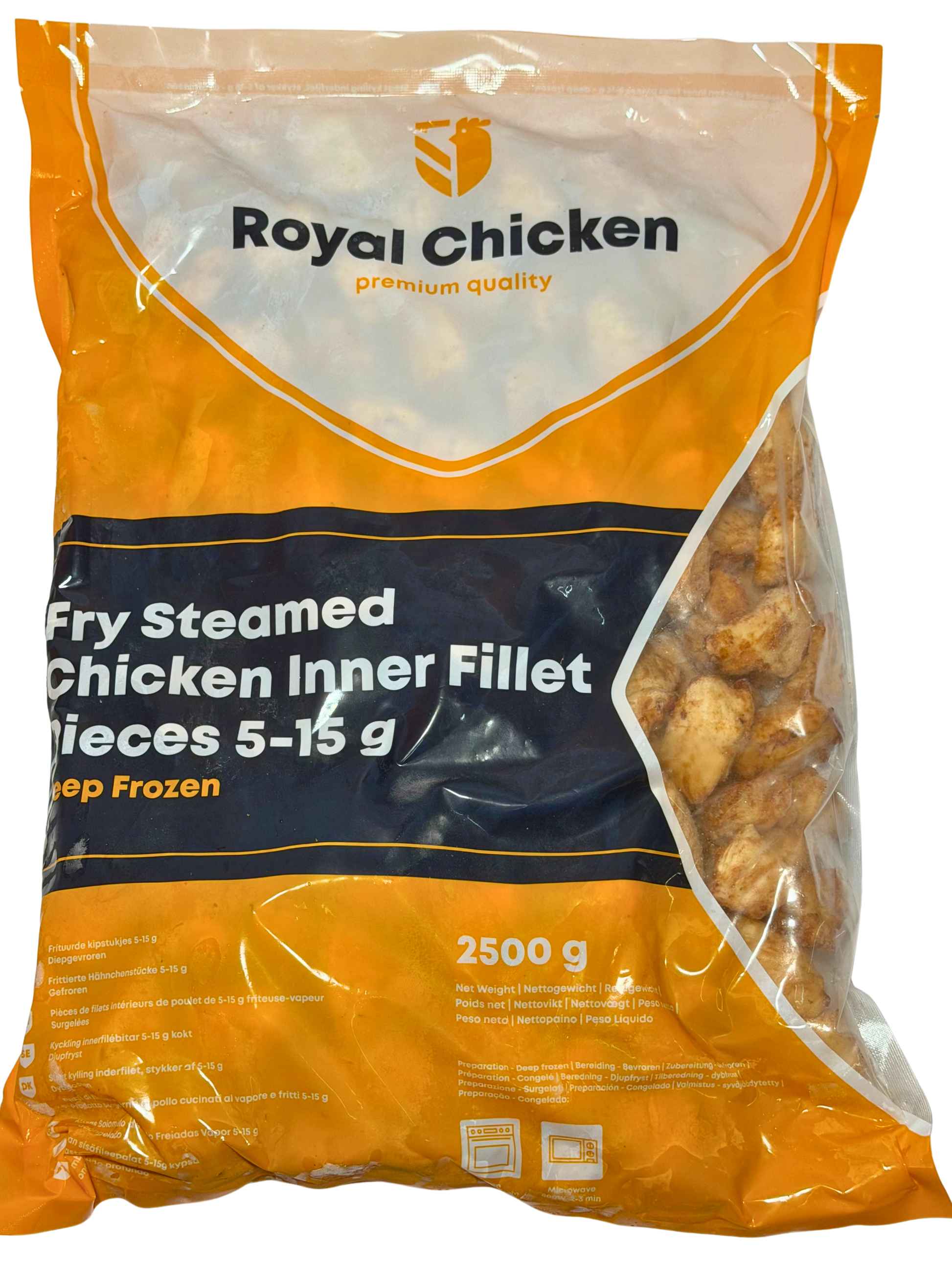 Royal Hähncheninnenfilet Stcke 2,5 kg Frittiert 5-15 gr Halal