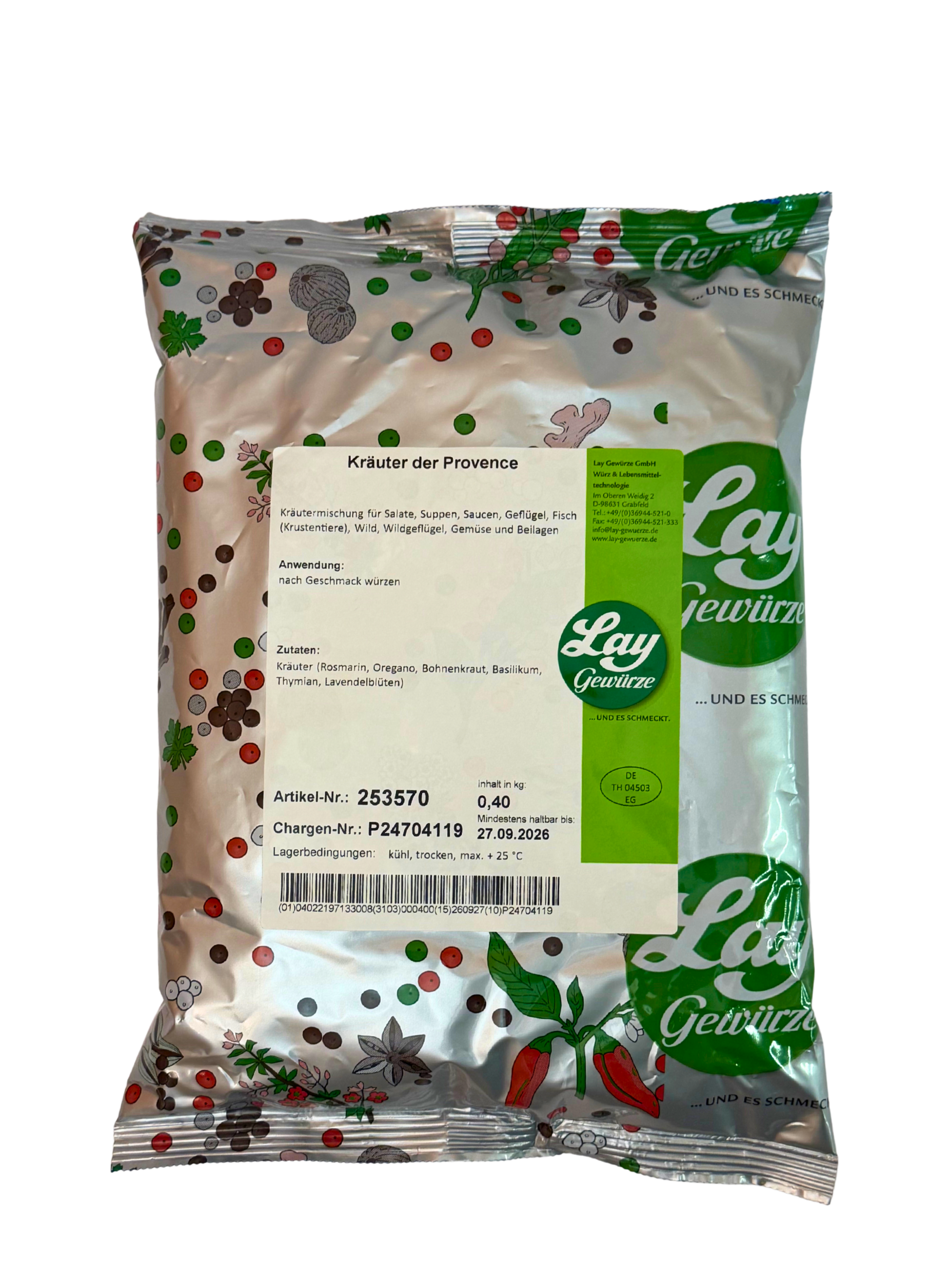 Lay Kräuter der Provence 400 g