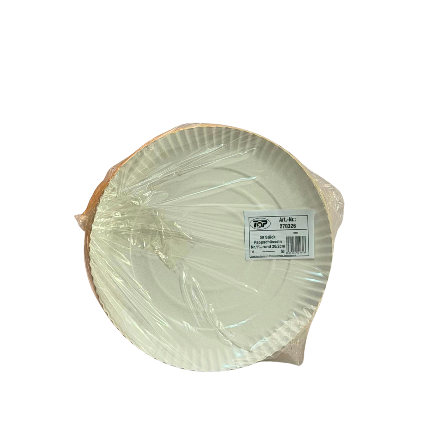 Pappteller Rund 262cm Nr.11 270326 50Stk.