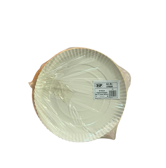 Pappteller Rund 262cm Nr.11 270326 50Stk.