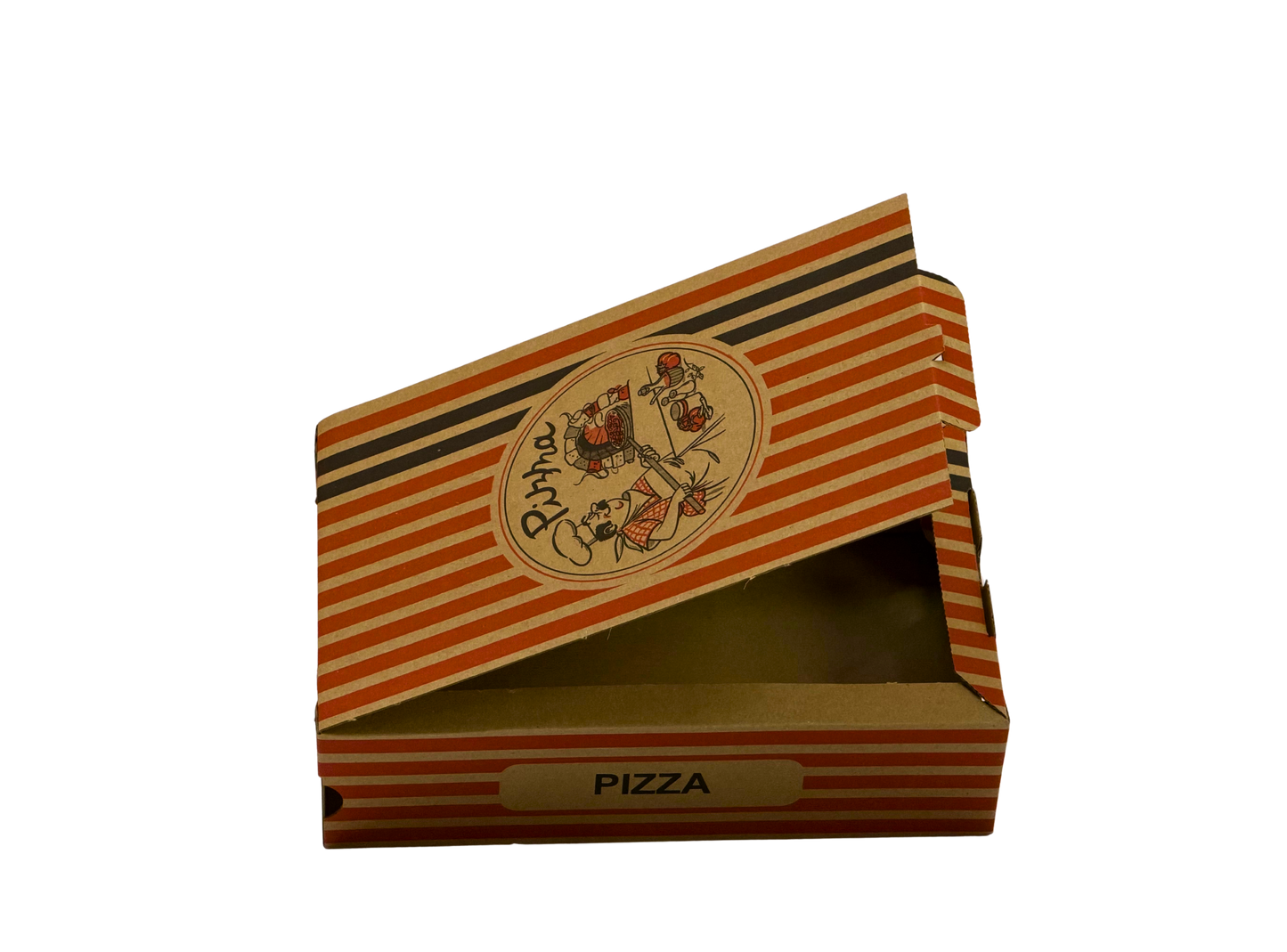 Pizzabox 27x16x7 Calzone Braun 100Stk. TOP C22424