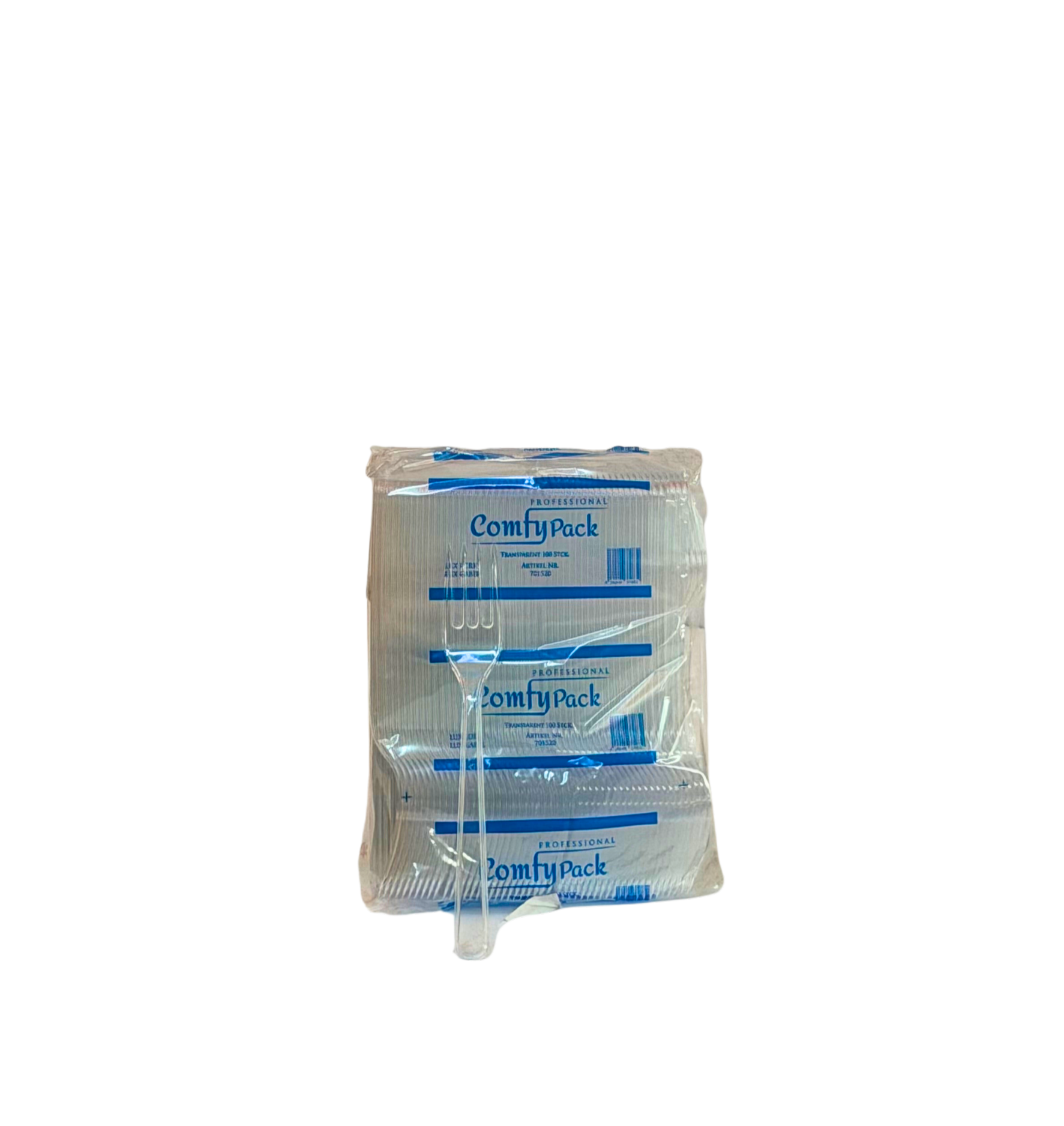 Gabel 175mm Transparent 100Stk. GlobalMaster