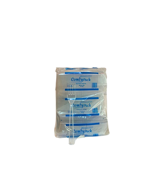 Gabel 175mm Transparent 100Stk. GlobalMaster