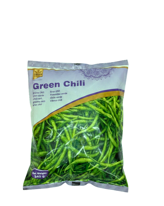 Crown Green Chilli without Stem 340g TK