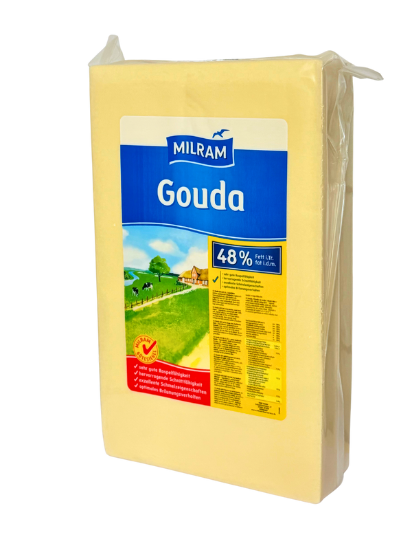 Milram Gouda Folienblock ca. 15 kg