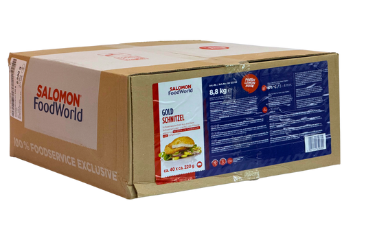 40x220g Salomon Schweine Lachs Schnitzel Paniert