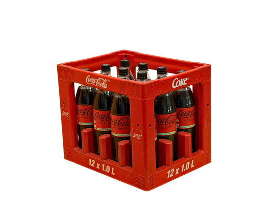 Coca Cola Zero 12x1L. Kas