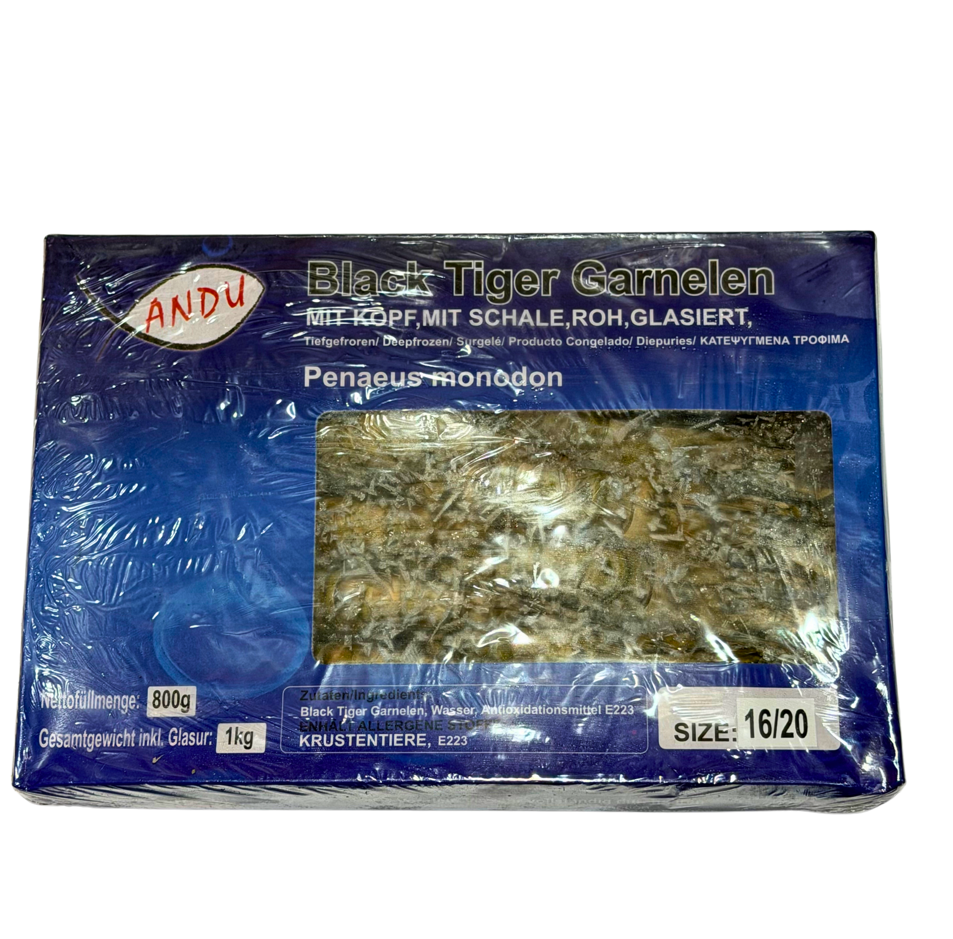 16-20 BT Garnelen m.K. m.S. roh 1Kg