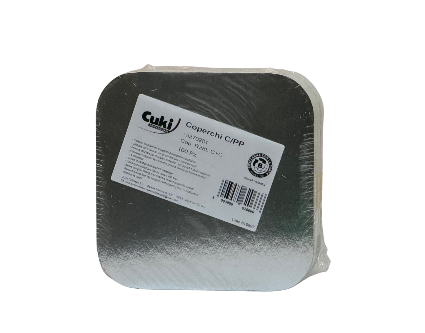 155-R28L Deckel fr Nudel Schale 100Stk.