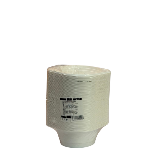 Suppenterrine 750ml Weiss mit Ohren 100Stk.
