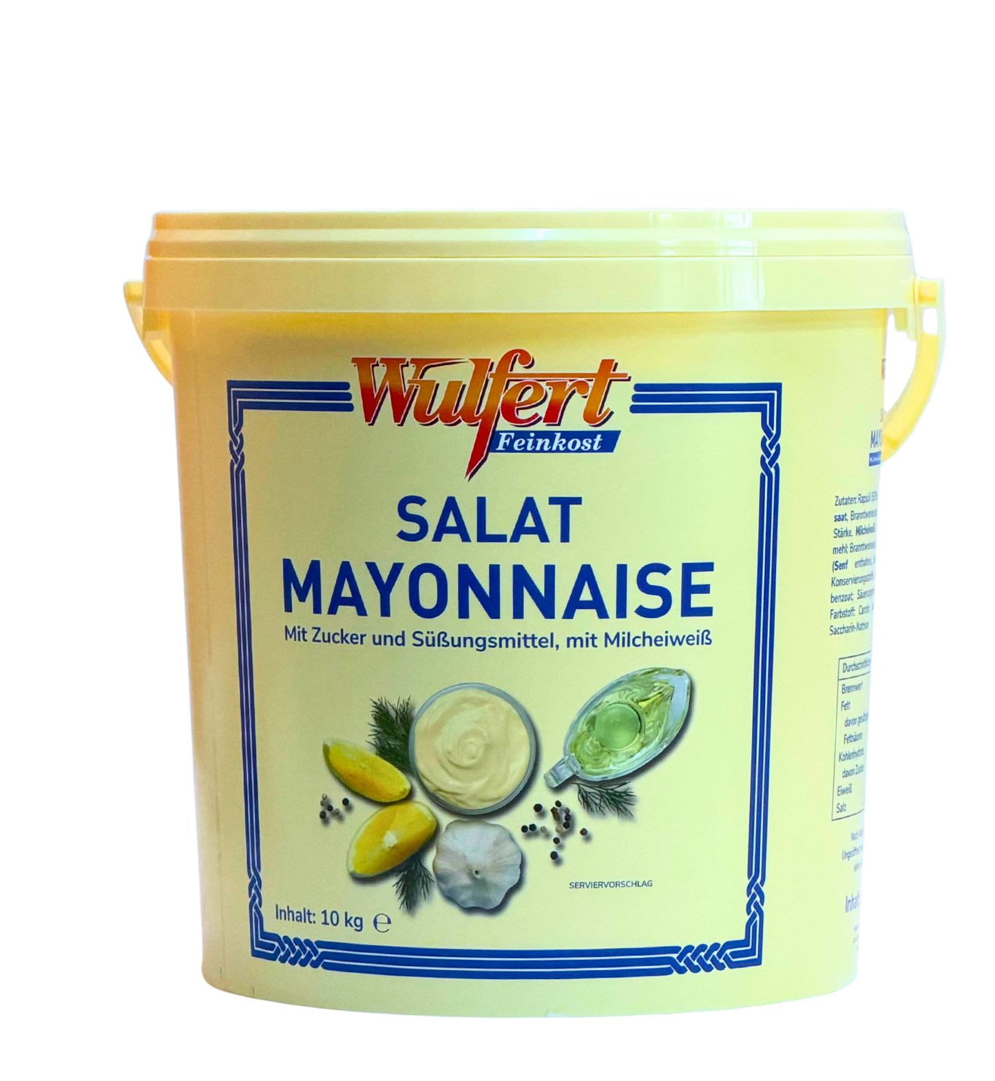 Wulfert SalatMayonnaise 50% Gelb 10kg Eimer