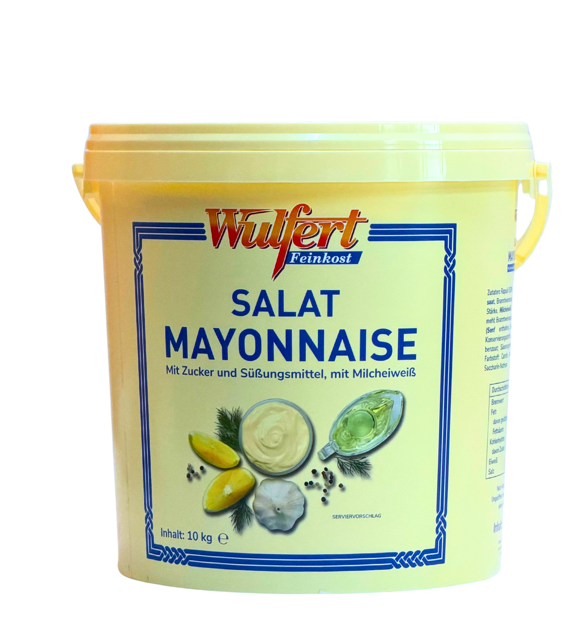 Wulfert SalatMayonnaise 50% Gelb 10kg Eimer