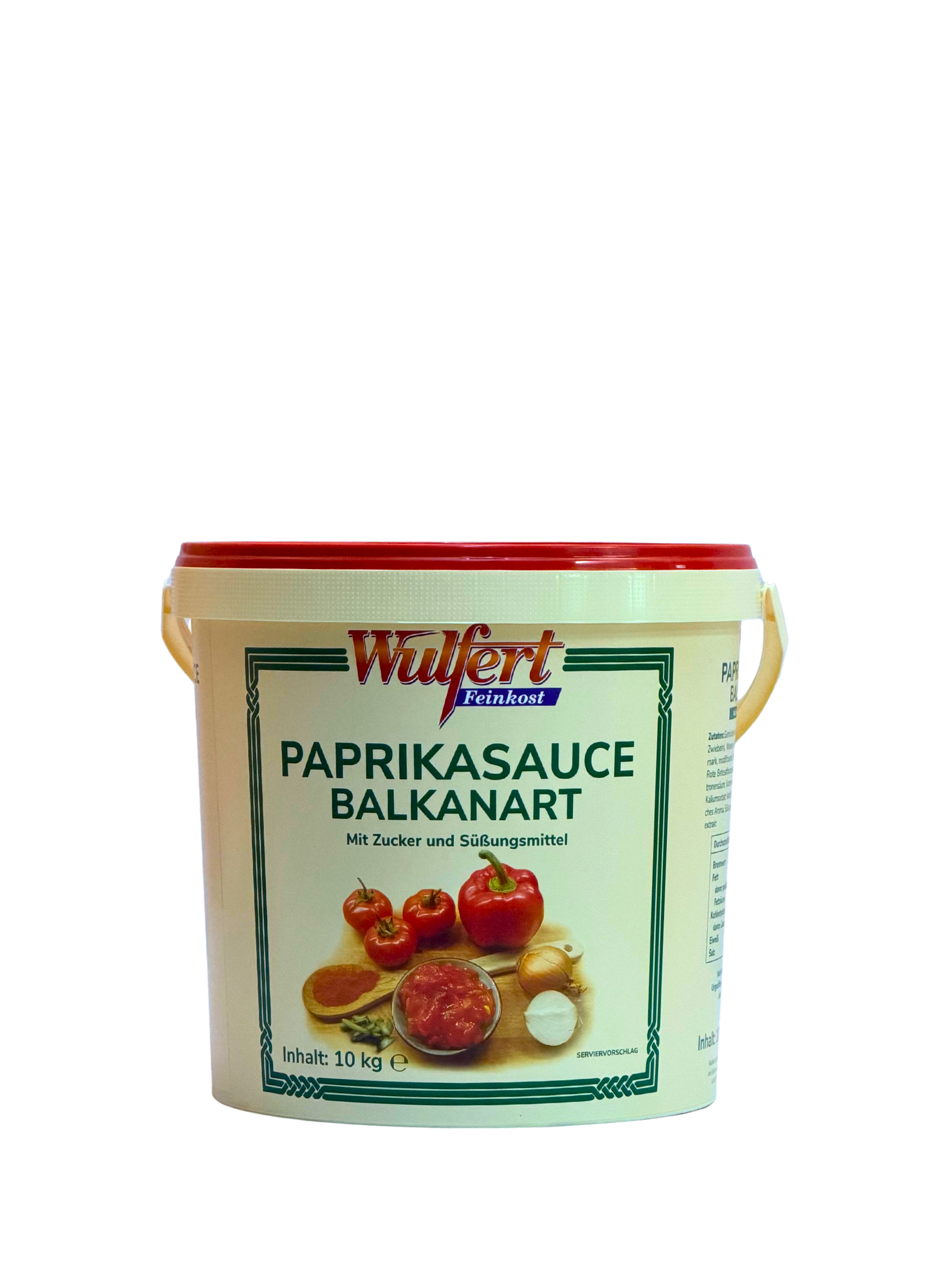 Wulfert Paprikasauce Balkan Art 10Kg Eimer