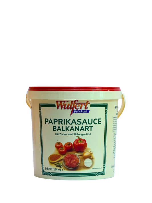 Wulfert Paprikasauce Balkan Art 10Kg Eimer