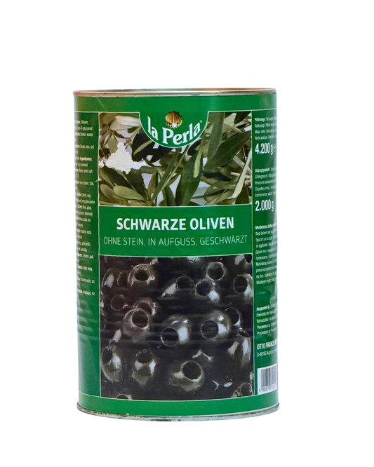 Oliven Schwarz ohne Stein 4250ml
