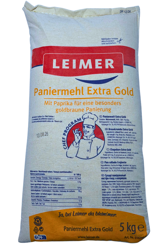 Leimer Paniermehl Goldgel m. Paprika 5kg