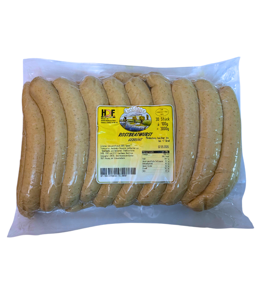 Bratwurst 30x100g Goldaue HDF