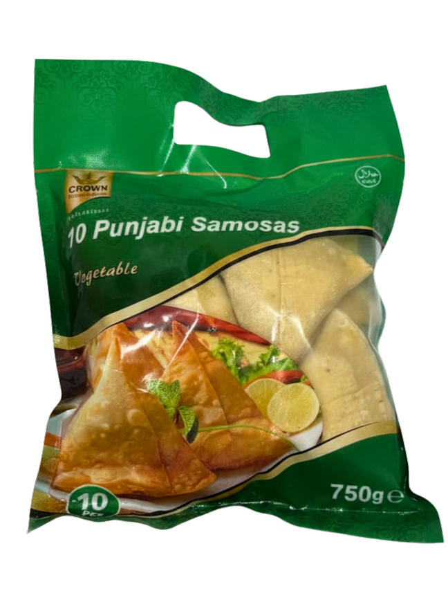 Crown punjabi Samosa Vegetable 1Kg 10Pcs