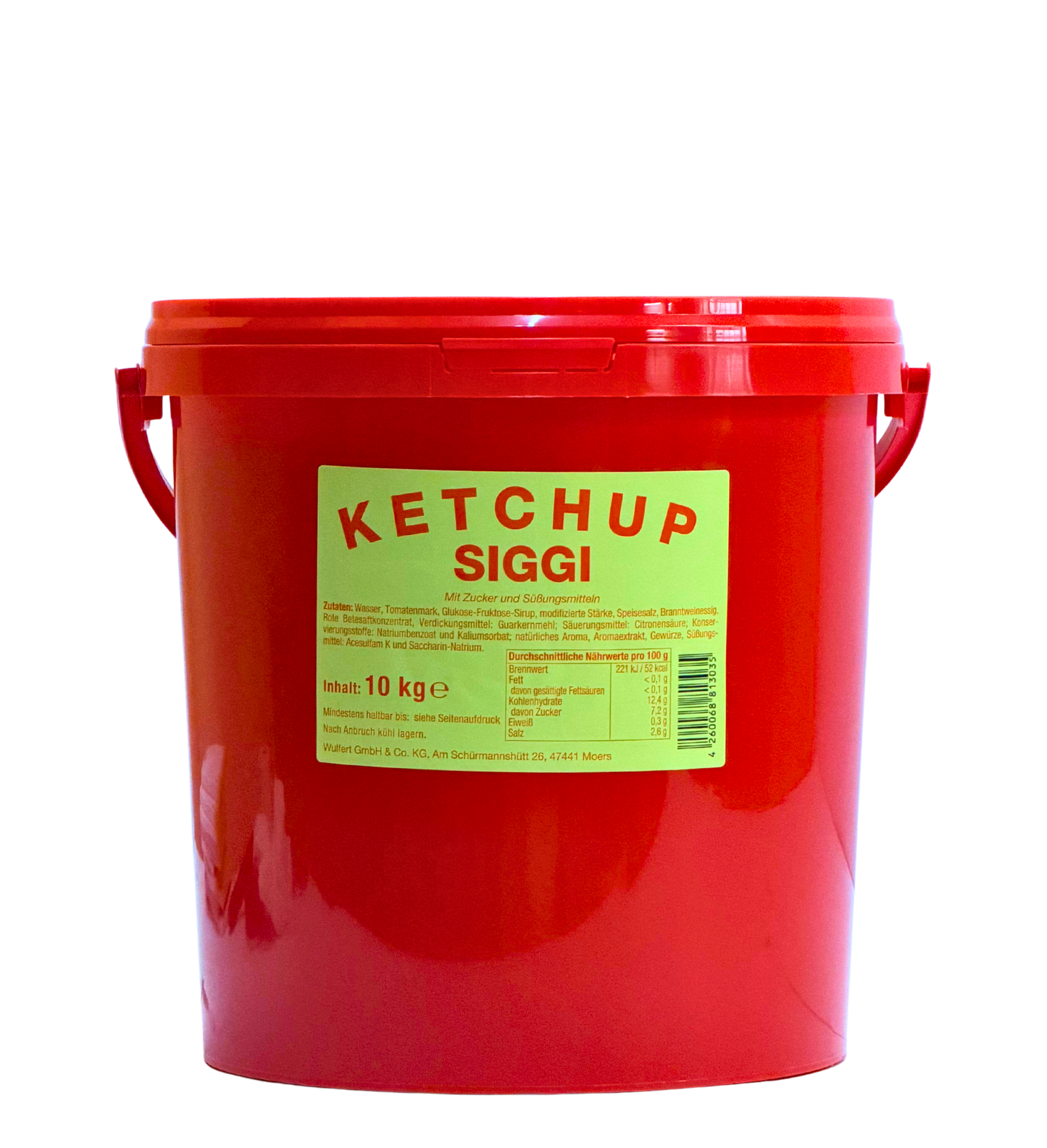Siggi Ketchup 10L Eimer