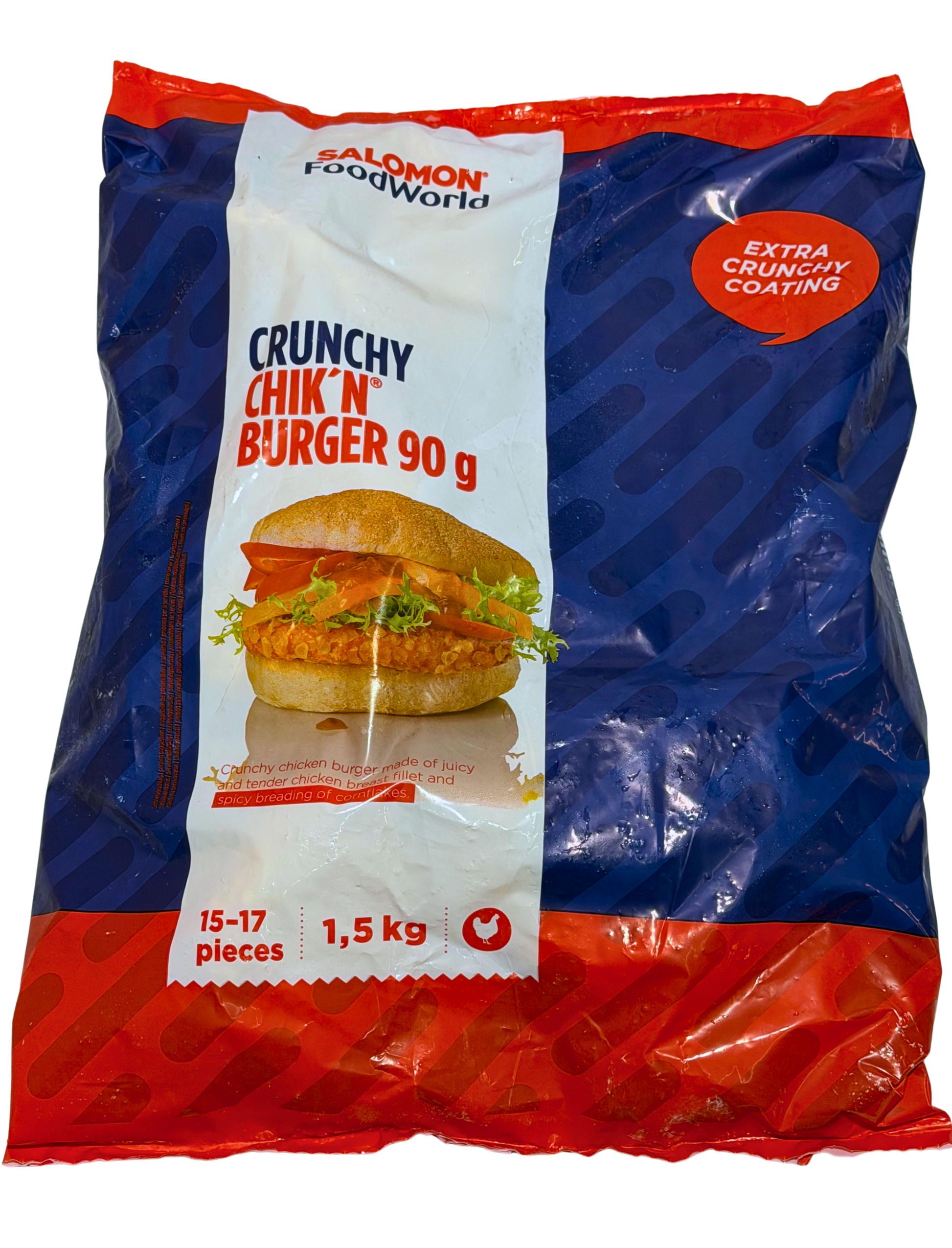 90g Salomon Crunchy Chicken Burger 1,5Kg