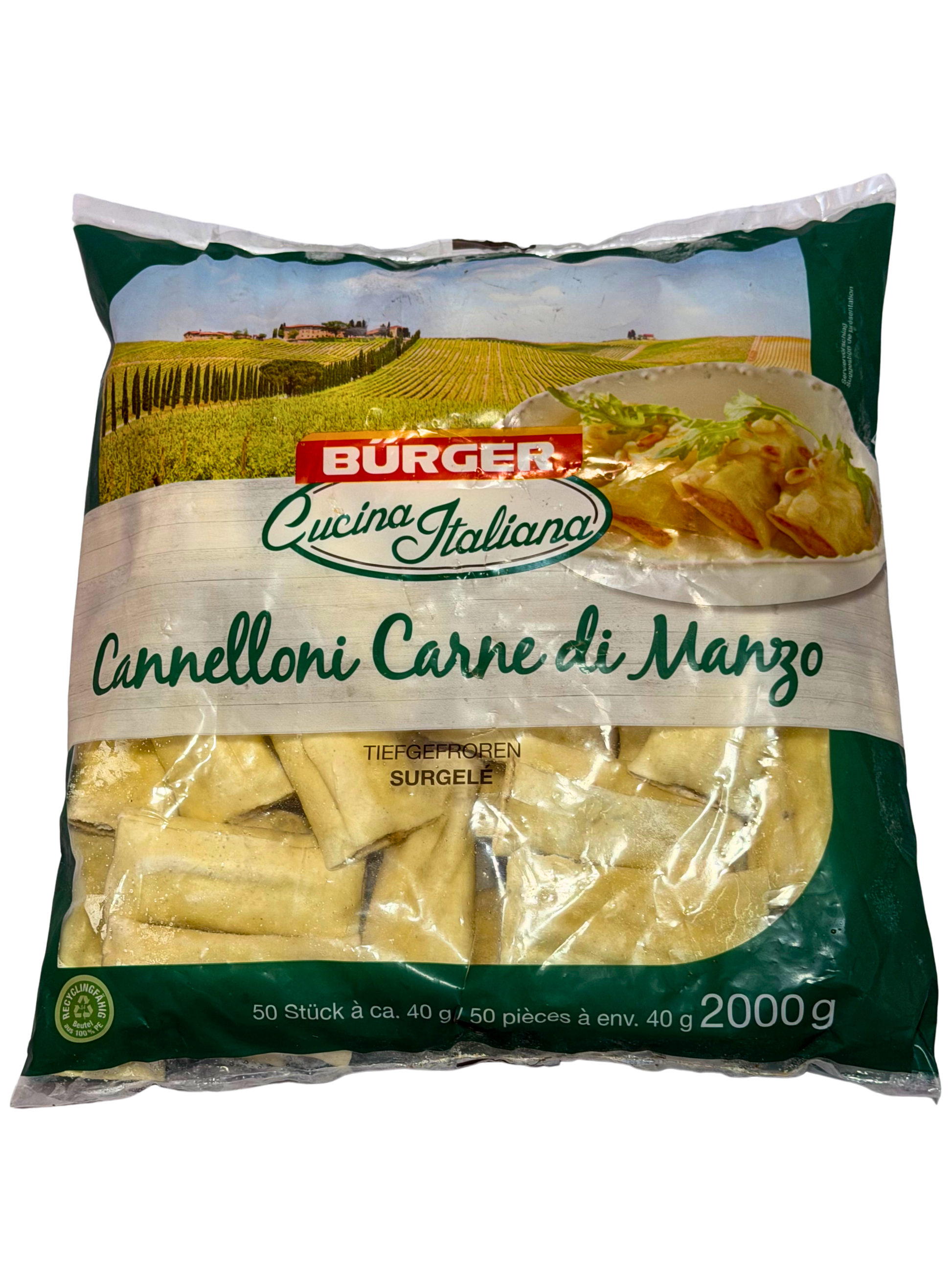 Canneloni Fleisch TK 2Kg