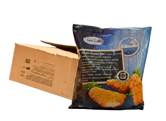Backfisch Filets 75g Alaska Seelachs 6Kg